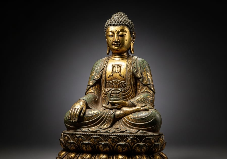 Tượng Phật Thích Ca Mâu Ni Ngồi Thiền