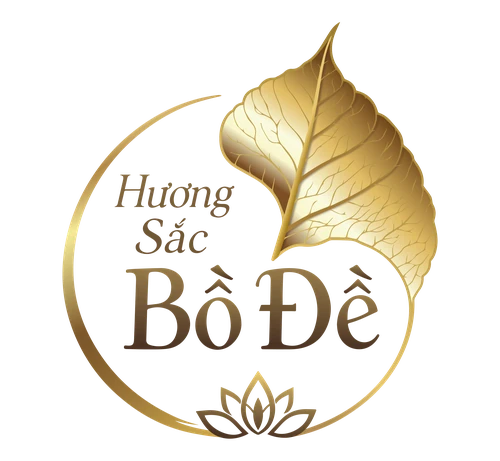 Logo CLB Hương Sắc Bồ Đề — lá bồ đề vàng và hoa sen